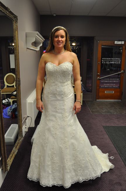 My dress is in!!!! Again...