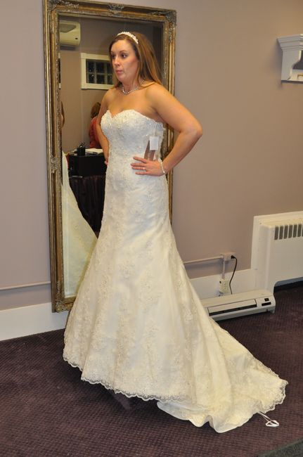 My dress is in!!!! Again...