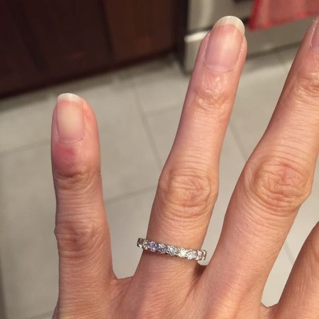 My wedding bands were just delivered!