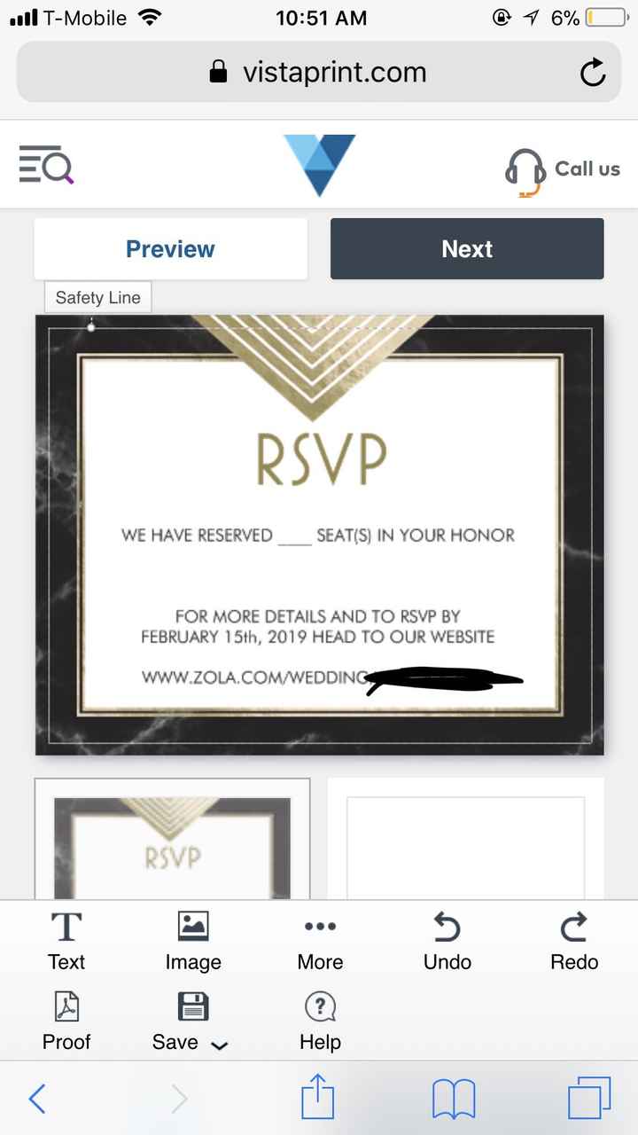 rsvp cards - 1