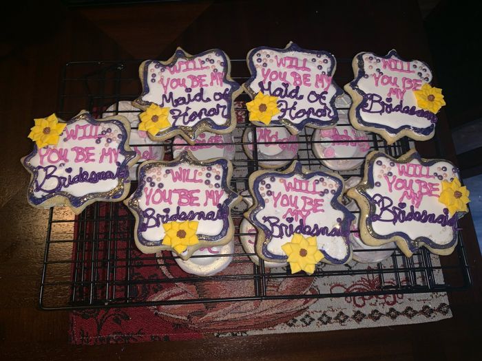 Bridesmaid Proposal Boxes ! ( And cookies!) - 2