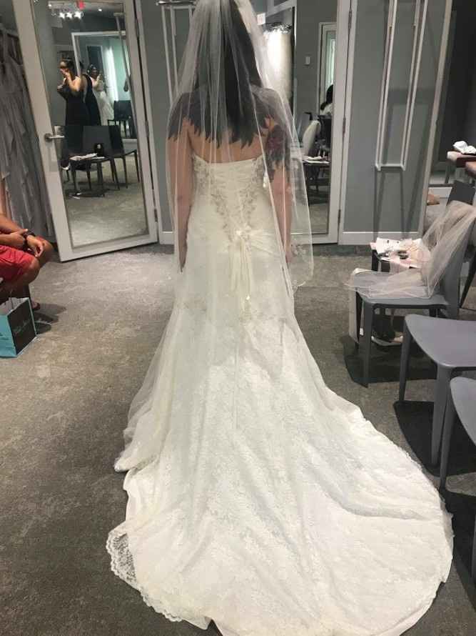 With a veil
