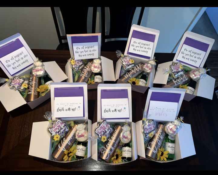 Bridesmaid Proposal Boxes ! ( And cookies!) - 1