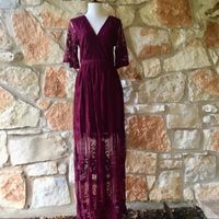 Dress in Burgundy 