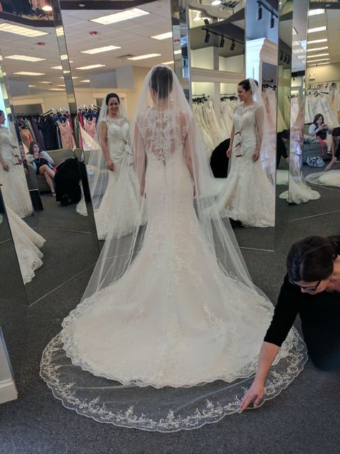 I said YES to the dress!!!  :)