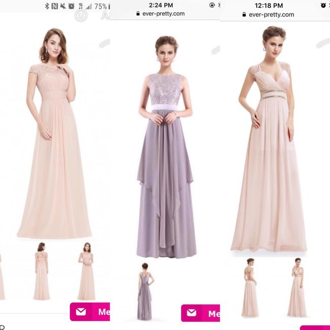 Bridesmaid dresses online?