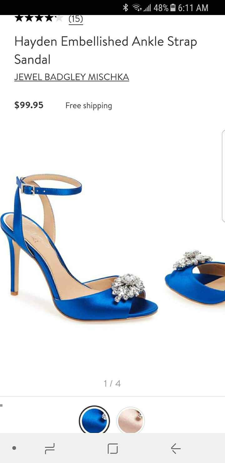 What shoes will you be wearing??  Heels? Flats? Boots? - 1