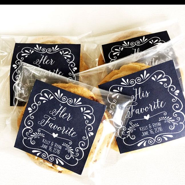 What are you doing for wedding favors? - 1