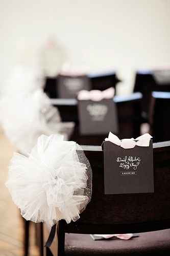 I need help thinking of flower-less aisle decorations!