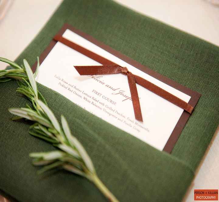 Place Settings for reception??