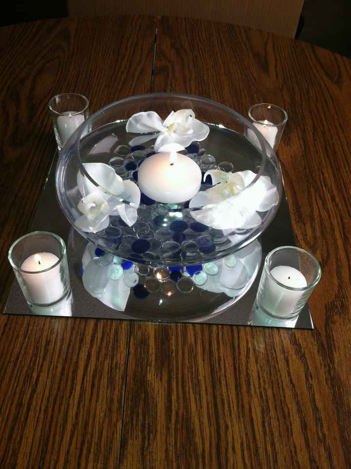 Mock up of centerpieces *Pics*