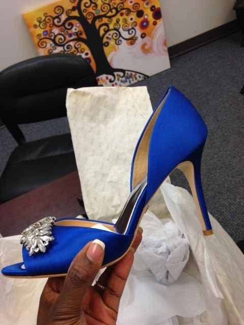 My wedding shoes arrived today! (Pic)