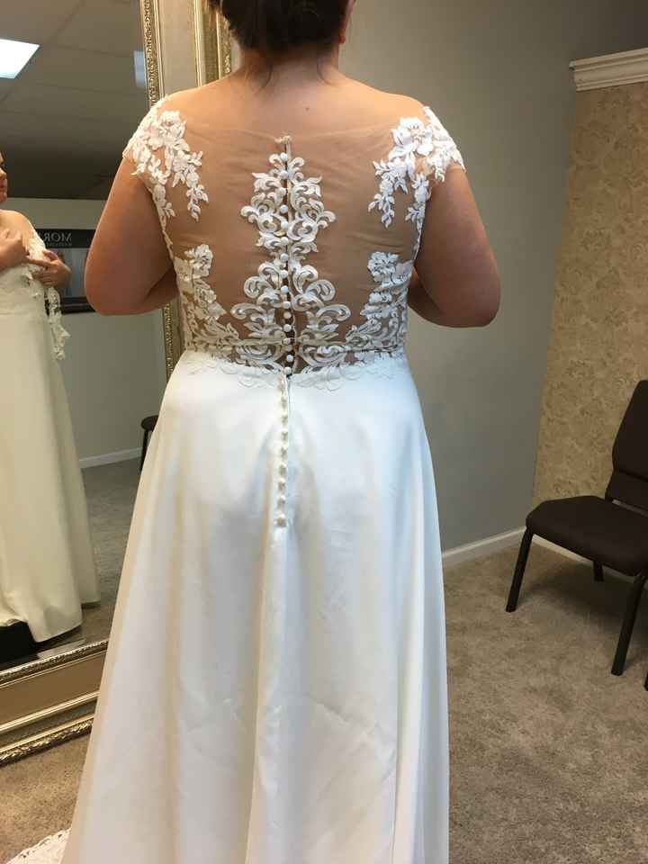 Sample sale dress... but is it too plain? - 2