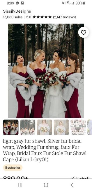 Christmas wedding- dress thoughts - 1