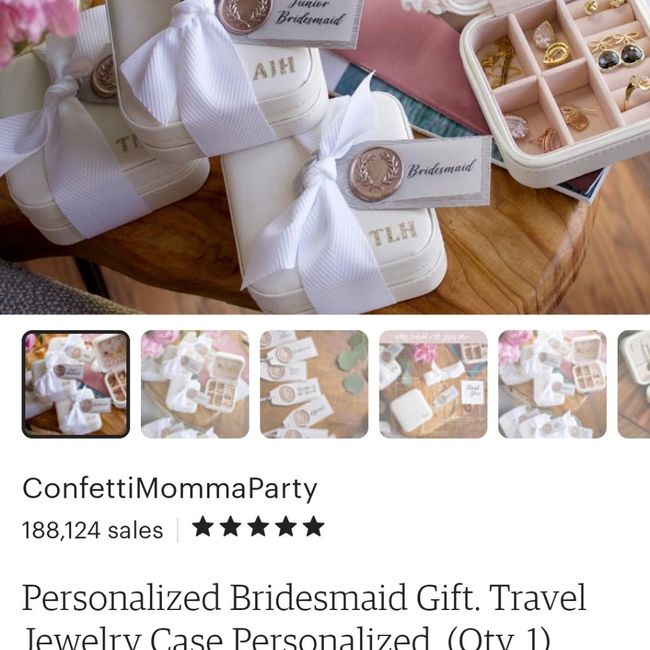 Bridesmaid gifts 1