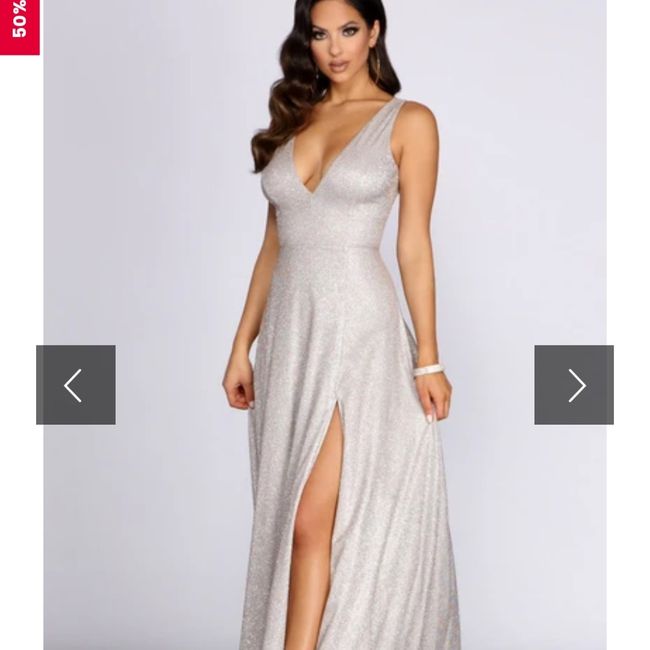 Need Reception Dress Idea - Silver Wedding Renewal 2