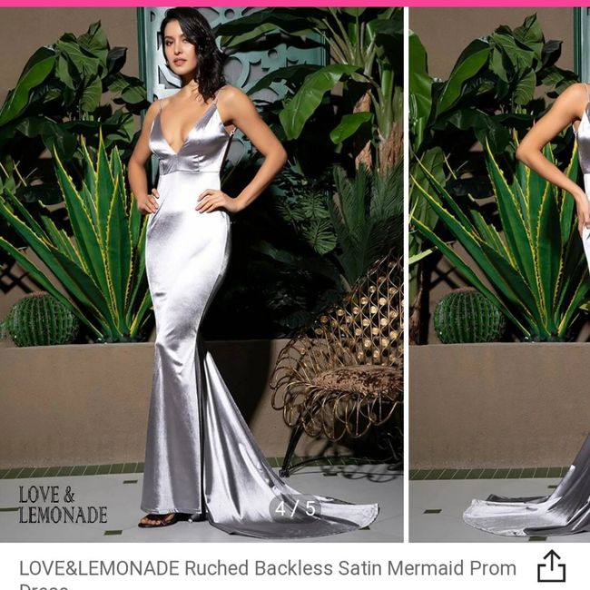 Need Reception Dress Idea - Silver Wedding Renewal 3