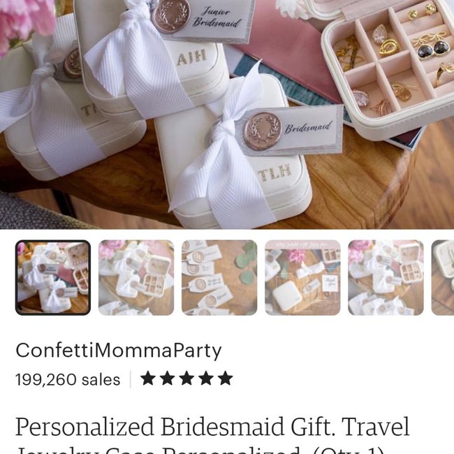 Day of gifts for bridal party 1