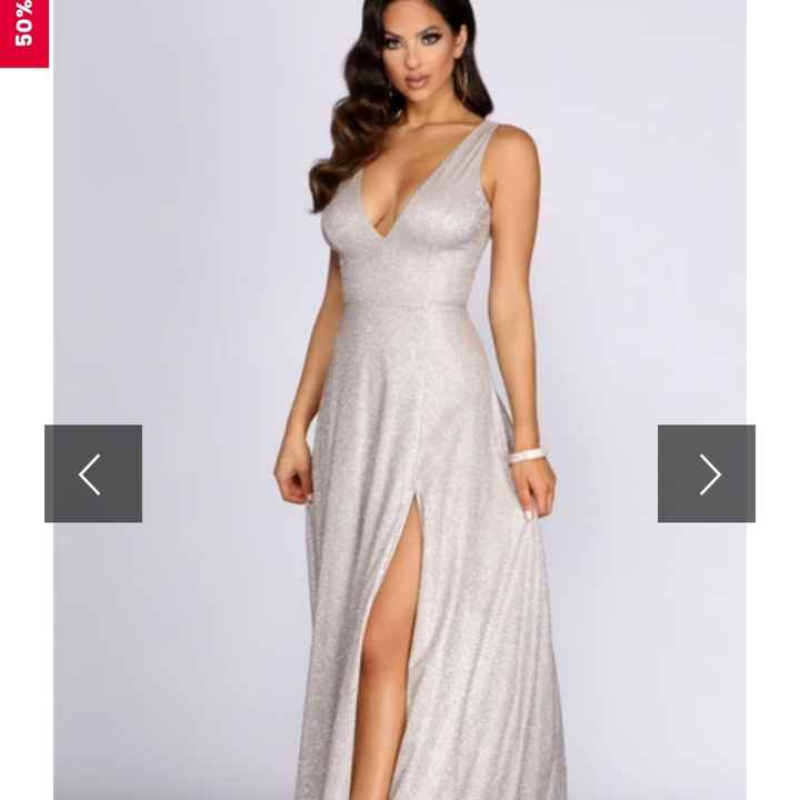 Need Reception Dress Idea - Silver Wedding Renewal - 1