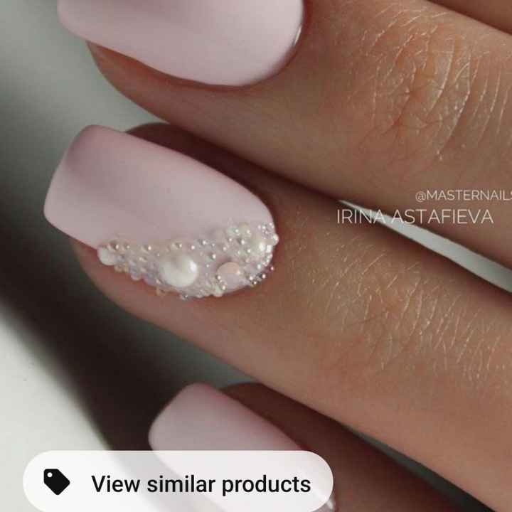 Wedding day nails - 3