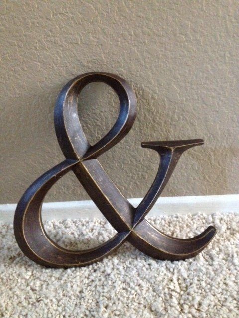 i gave up on the '&' Sign...