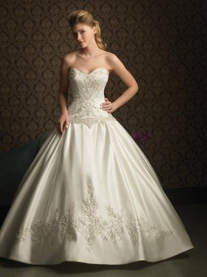 wedding dress  (ball gown)