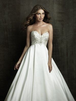 wedding dress  (ball gown)