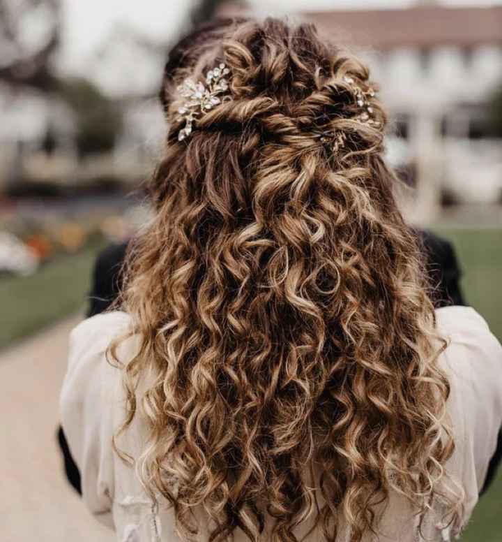 Calling my Curly Hair Brides! Hairstyle ideas?? Help! - 1