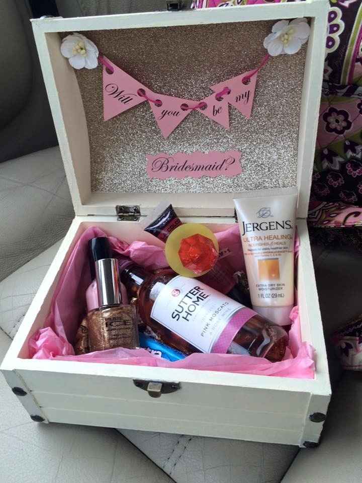 Proposing to your bridesmaids!