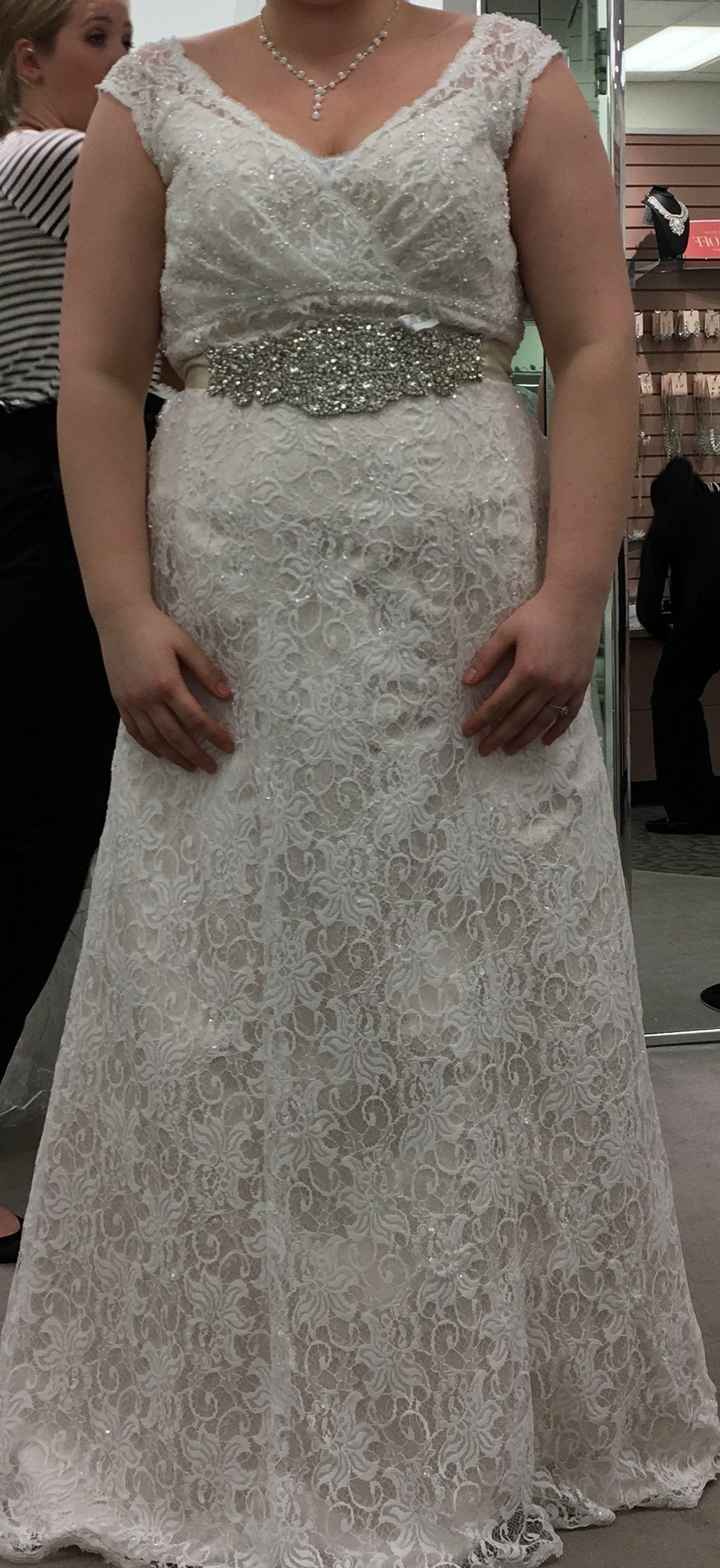 I said "yes" to the dress today!