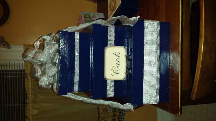 My DIYs: Cardbox and Seating Chart (PICS)