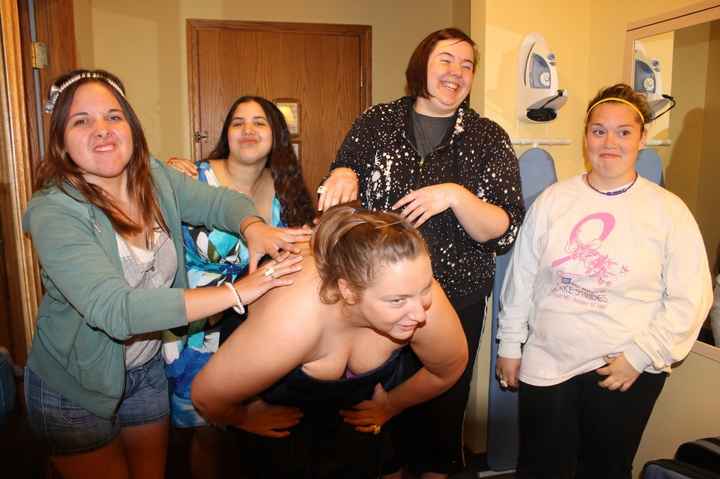 Last post until after the wedding tomorrow w/ PICS of my crazy bridesmaids