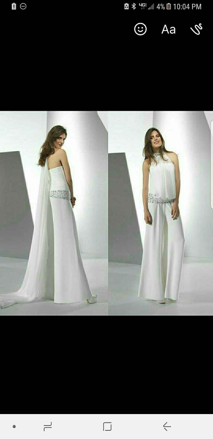 Alternative for wedding dress