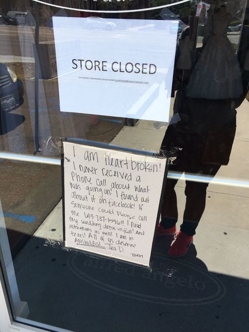 Alfred Angelo Closed