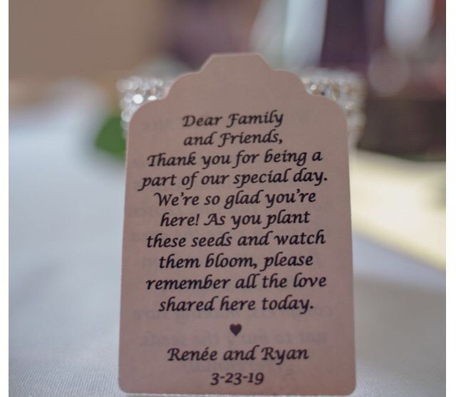 What are your wedding favors? 4