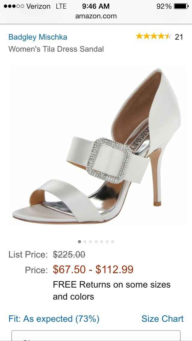 Who else is trying not to fall in to the "Badgley Mischka‎" shoe trap?