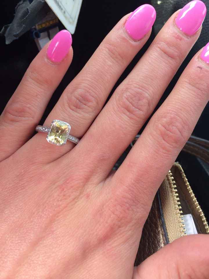 SPINOFF: Whether you like your engagement ring or not, let's see them!