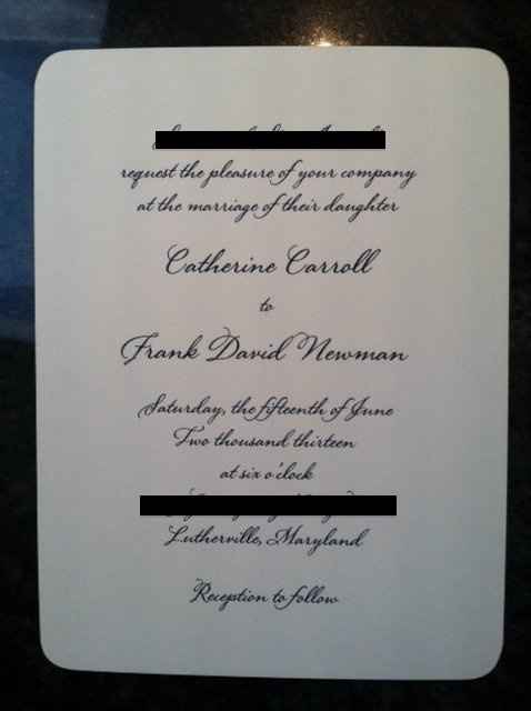 Invitations are IN :-)
