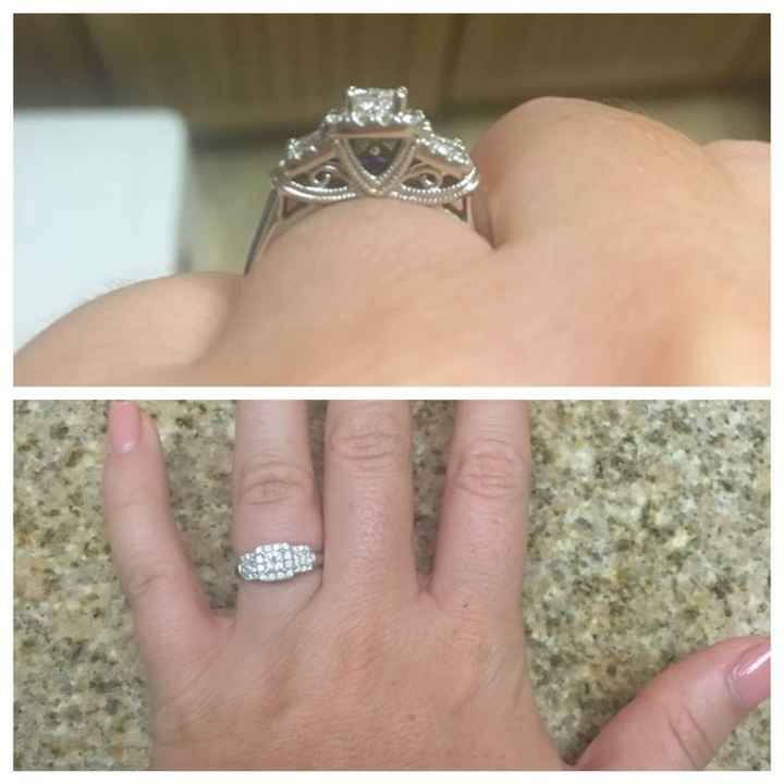 Let's see those rings! And for the Mrs lets see the bands with it ! I LOVE seeing everyone's bling:)