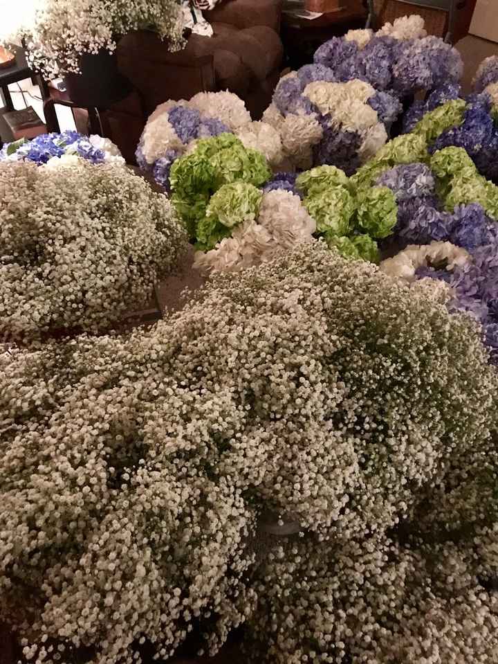 Bulk flowers after we received and processed