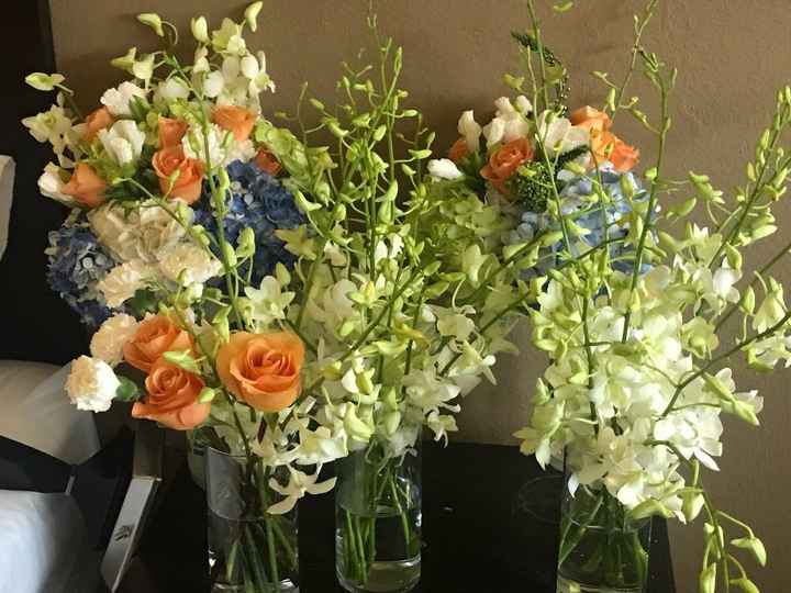 Misc vases arranged at hotel