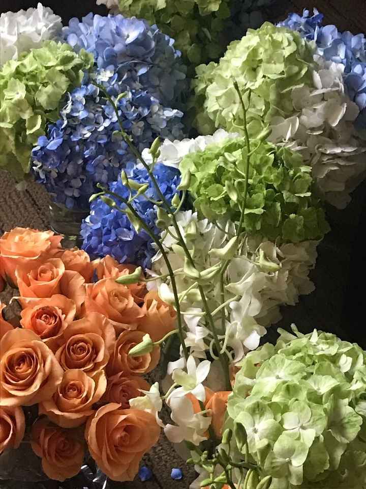 Misc vases arranged @ hotel