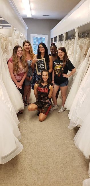 Wedding dress shopping
