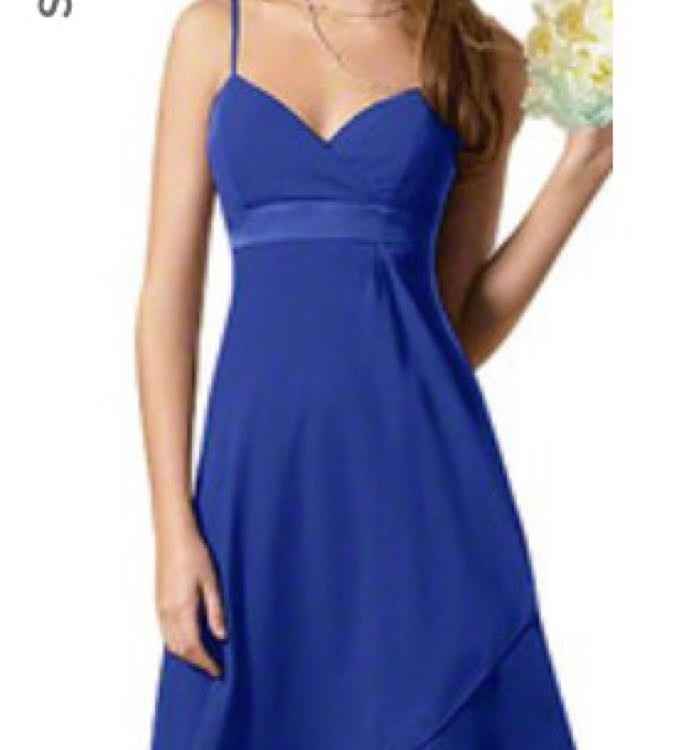 BM dress size ordering for a "preggo"? Like a shot in the dark!