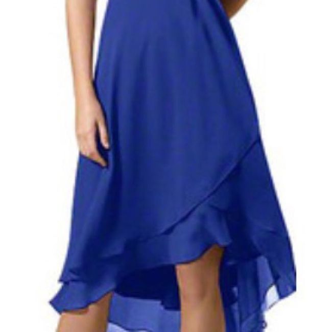 Bridesmaids dresses in.
