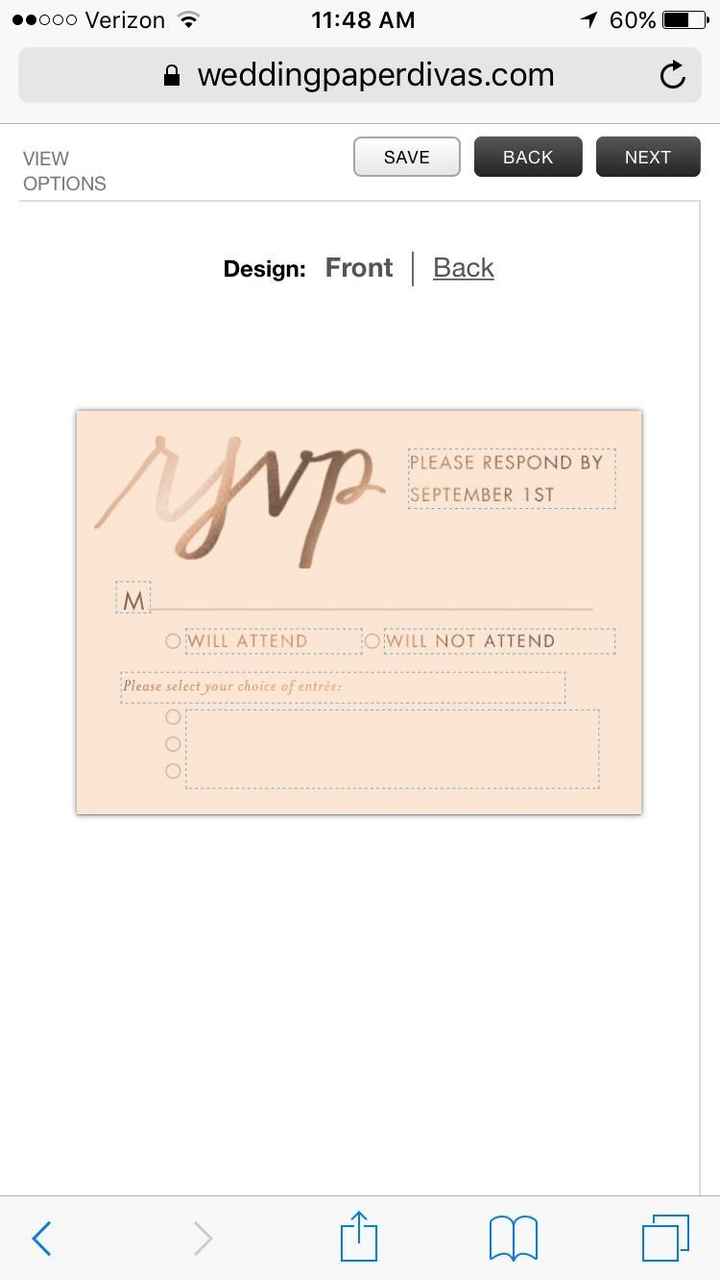 RSVP Cards