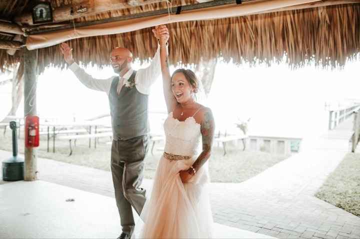 Colored wedding dress, anyone?