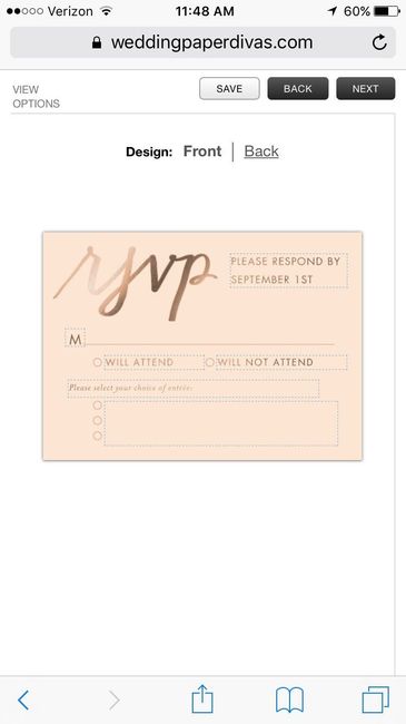RSVP Cards