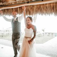 Colored wedding dress, anyone?