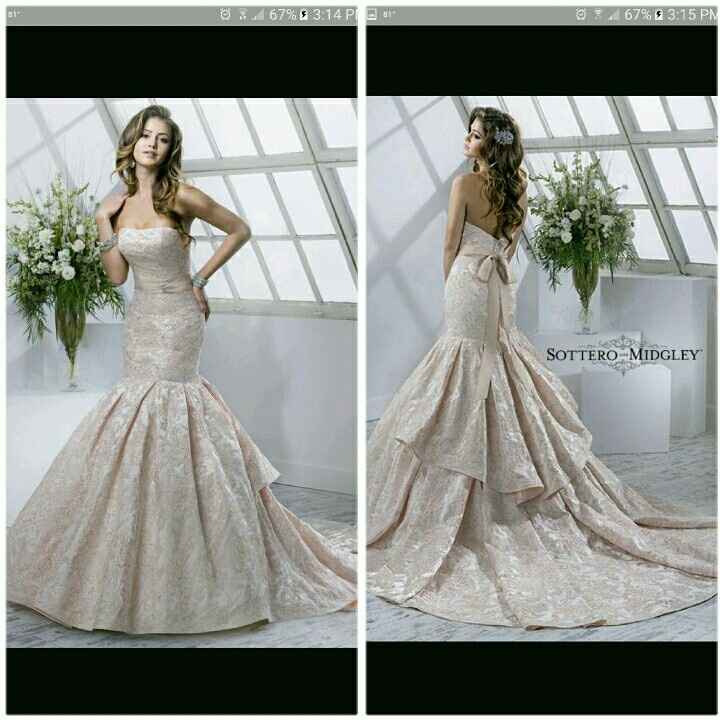 How early is too early to get your wedding dress/grown